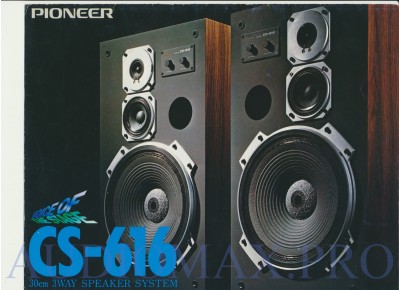 1976 - Pioneer - CS-616 speakers