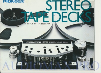 1978 - Pioneer - Open Reel Decks